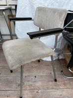 Gispen 1235 stoel, vintage vijftiger jaren, Huis en Inrichting, Ophalen, Gebruikt, Wit, Stijlicoon vijftiger jaren
