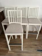 IKEA EKEDALEN barkruk met rugleuning, Huis en Inrichting, Barkrukken, Ophalen, Gebruikt, Met voetsteun, 60 tot 90 cm