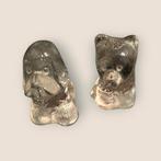 Glazen Dierfiguren Hond en Beer - 6 cm, Ophalen of Verzenden, Dier
