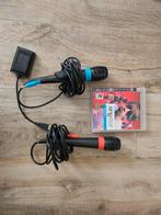 Singstar PS3 met 2 microfoons, Muziek, Gebruikt, Eén computer, Ophalen of Verzenden