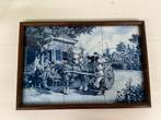 Delfts Blauw Tegeltableau - Hulde aan het Bruidspaar WD-026, Ophalen