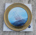 Berendsohn Schepen 5 Onderzetters en 1 Wandbord Messing rand, Huis en Inrichting, Nieuw, Ophalen of Verzenden, Bord(en), Wedgwood