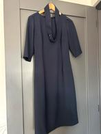 Donkerblauwe mooie medium lengte LaDress jurk maat S, Maat 38/40 (M), Zo goed als nieuw, Knielengte, LaDress
