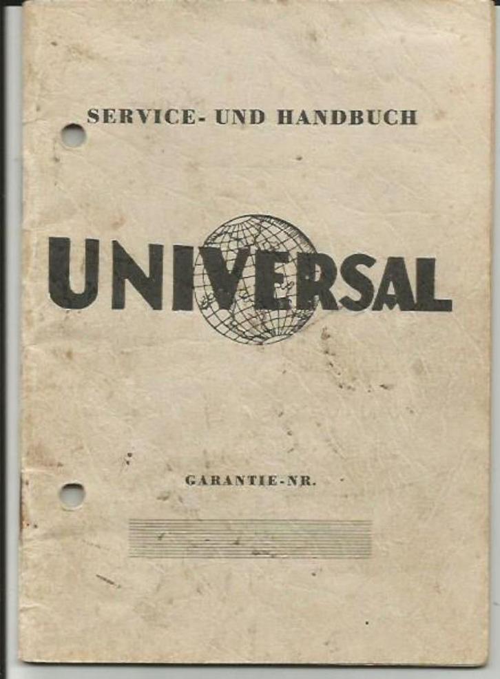 Universal B4 Meteor V1 Meteor V2 Handbuch (7041z), Motoren, Handleidingen en Instructieboekjes, Overige merken, Ophalen of Verzenden