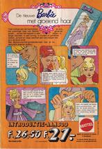 Retro reclame 1971 Mattel Barbie pop groeiend haar, Ophalen of Verzenden