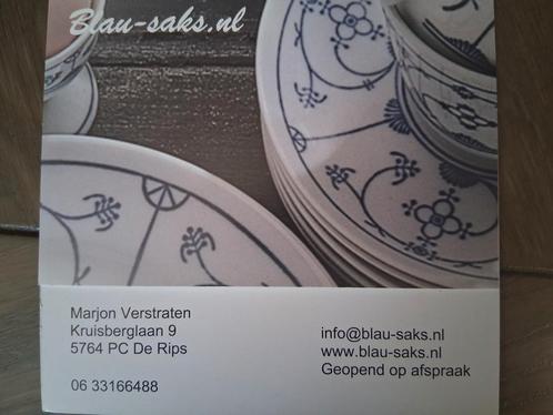 Blauw saks winkel, Huis en Inrichting, Keuken | Servies, Zo goed als nieuw, Overige stijlen, Ophalen