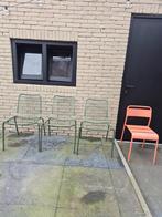 Tuin stoelen, Tuin en Terras, Ophalen, Gebruikt, Metaal