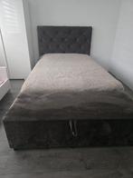 Tweepersoonsbed met hoofdbord, Huis en Inrichting, Slaapkamer | Bedden, Overige materialen, Verstelbaar, Bruin, Tweepersoons