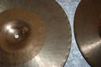 Zildjian K custom hybrid hihats 1138/1364gr 14 inch, Gebruikt, ., Drums of Percussie, Ophalen of Verzenden