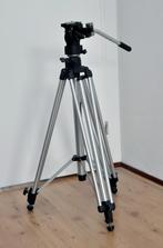 Manfrotto 028 videostatief met een Manfrotto 136 balhoofd., Audio, Tv en Foto, Fotografie | Statieven en Balhoofden, Ophalen, Gebruikt