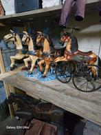 Mini Carrousel paardjes 4 stuks nu voor 200 euro, Ophalen