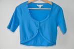 Sandwich vestje/ bolero kort model maat M helder lichtblauw, Maat 38/40 (M), Blauw, Nieuw, Sissy-Boy