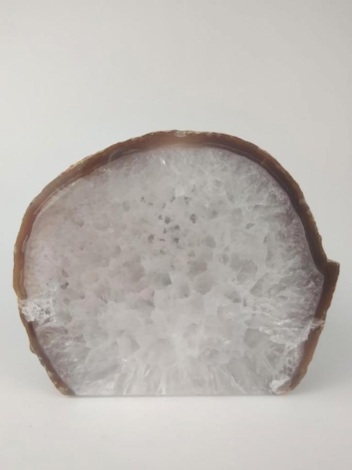 Agaat waxinelichthouder, Verzamelen, Mineralen en Fossielen, Mineraal, Ophalen of Verzenden