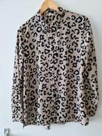 MADNESS BEIGE MET ZWART PANTERBLOUSE MAAT L, Kleding | Dames, Madness, Beige, Maat 42/44 (L), Nieuw