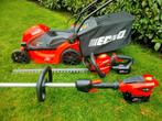 demo accu producten heggenscharen , kettingzagen bosmaaiers, Tuin en Terras, Grasmaaiers, Ophalen, Gebruikt