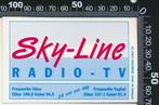 Sticker: Skyline Radio TV - Uden - Veghel (1), Film, Tv of Omroep, Ophalen of Verzenden