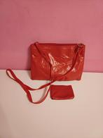 Set met handtas en portemonnee, Ophalen of Verzenden, Gebruikt, Rood, Handtas