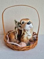 Vintage Beagle porselein beedje, Ophalen of Verzenden, Gebruikt