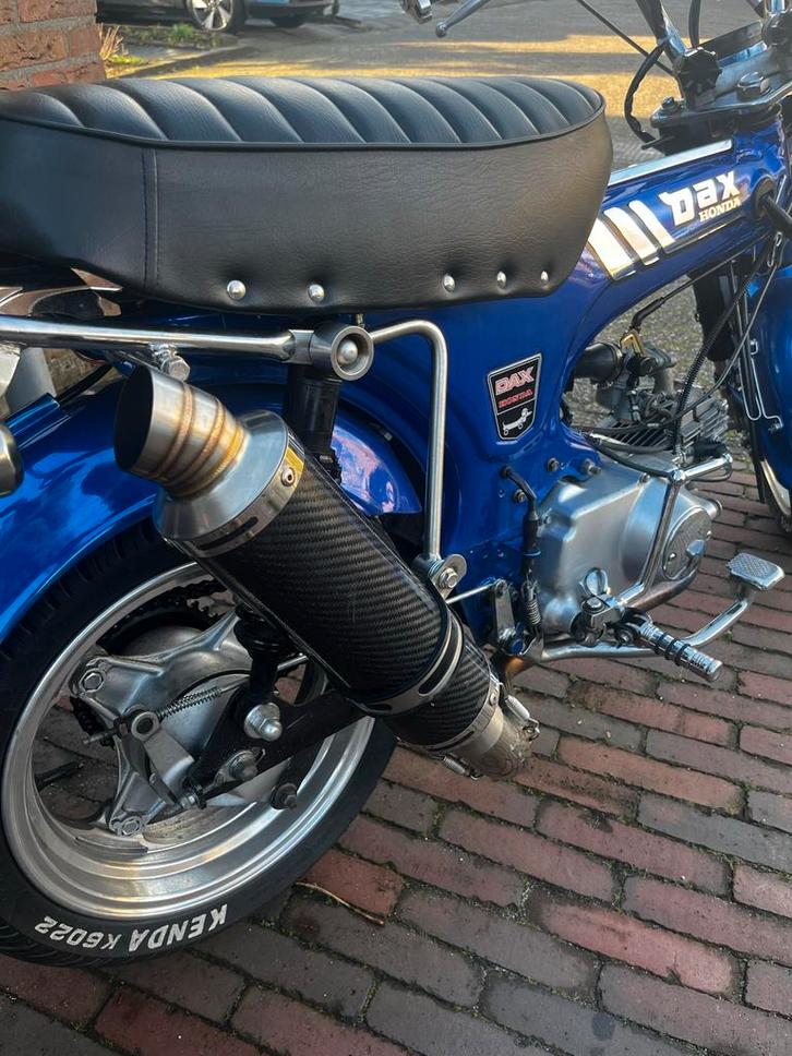 Kespeed Carbon Uitlaat - DAX & Monkey, Fietsen en Brommers, Brommeronderdelen | Scooters, Gebruikt, Honda, Uitlaat, Ophalen of Verzenden