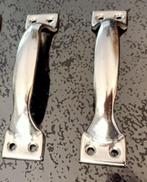 BIJNA NIEUW 2 RVS handvaten handgrepen 14 Cm, Ophalen, Zo goed als nieuw, Rvs, Klink of Kruk