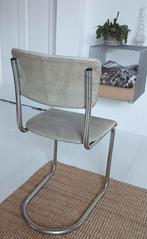Vintage Gispen Buisframe Stoel, (Dutch Originals), Ophalen, Metaal, Eén