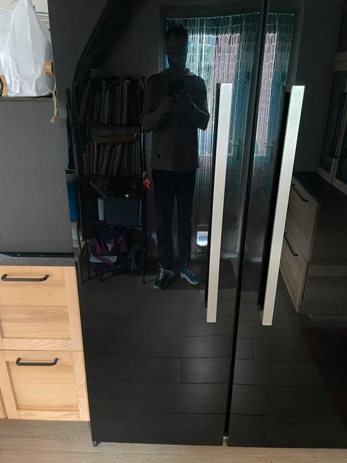 Vrijstaande kastvriezer / vriezer zwart 250 liter, Witgoed en Apparatuur, Vriezers en Diepvrieskisten, Zo goed als nieuw, Vrijstaand