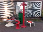 rood kunststof Planta kapstok Piretti design jaren 70 retro, Ophalen, Castelli, Kunststof, Gebruikt