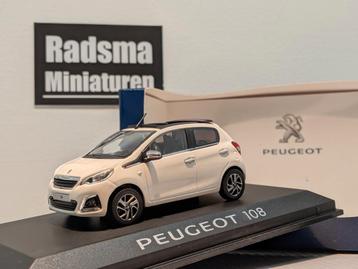 Peugeot 108 Open Air - 1:43 Norev beschikbaar voor biedingen