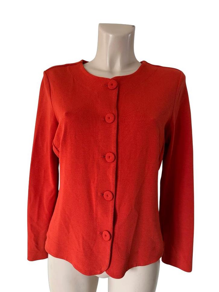 Kyra en Ko vest L, Kleding | Dames, Truien en Vesten, Zo goed als nieuw, Maat 42/44 (L), Rood, Ophalen of Verzenden