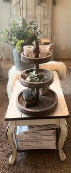 Stoere houten etagère, Ophalen of Verzenden, Nieuw