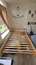 Bedframe, Ophalen, Gebruikt, Beige, Tweepersoons