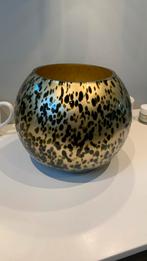 Cheetah pantervaas, Minder dan 50 cm, Glas, Ophalen of Verzenden, Zo goed als nieuw