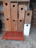 8 grote parkieten broed blokken, Dieren en Toebehoren, Ophalen, Zo goed als nieuw, Hout, Overige typen