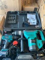 Hamerboor set met boormachine nieuw in doos voor maar 119,99, Boormachine, 600 watt of meer, Nieuw, Ophalen of Verzenden