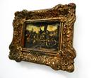 De kwakzalver ( De keisnijding ) n. Jan Steen vergulde lijst, Antiek en Kunst, Ophalen of Verzenden