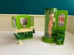 Vintage Fleur (Barbie) douche en Fleur (Barbie) kapsalon, Ophalen of Verzenden, Gebruikt, Poppenhuis