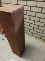 Meranti hout plantenzuil, Ophalen, Zo goed als nieuw