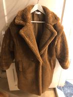 Lange teddy dames winterjas m/l, Verzenden, Zo goed als nieuw, Maat 38/40 (M), Bruin
