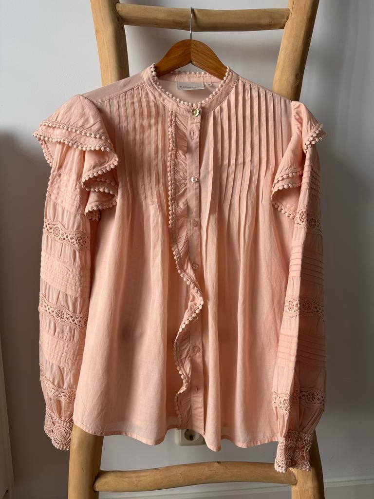 Fabienne Chapot Blouse Zalm Kleur Maat 40 - Nieuw, Ophalen of Verzenden, Nieuw, Maat 38/40 (M), Roze
