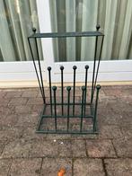 Vintage metalen laarzenrek / klompenrek, Ophalen, Gebruikt