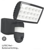 Lutec buiten wandlamp met camera en bewegingsmelder., Ophalen of Verzenden, Nieuw