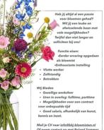 medewerker bloemenwinkel/Bloemist, 33 - 40 uur, MBO, Vanaf 1 jaar, Vast contract