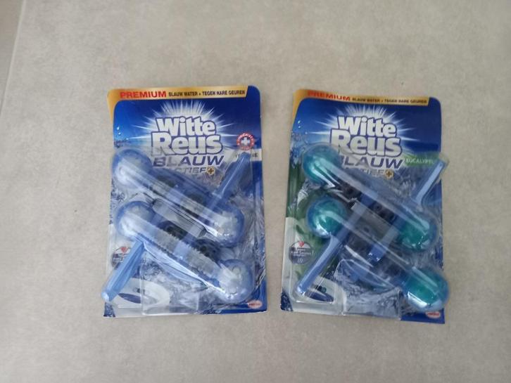 Nieuw! Witte reus toiletblokken 2x2 blauw actief, Huis en Inrichting, Schoonmaakartikelen, Overige typen, Ophalen of Verzenden