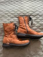 Wolky Zigzag Laarsjes maat 40 Cognac Nubuck -, Ophalen of Verzenden, Zo goed als nieuw, Bruin, Lage of Enkellaarzen