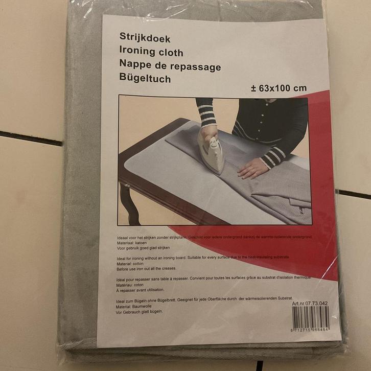 Nieuwe strijk deken., Witgoed en Apparatuur, Strijkijzers en Strijkplanken, Nieuw, Ophalen of Verzenden
