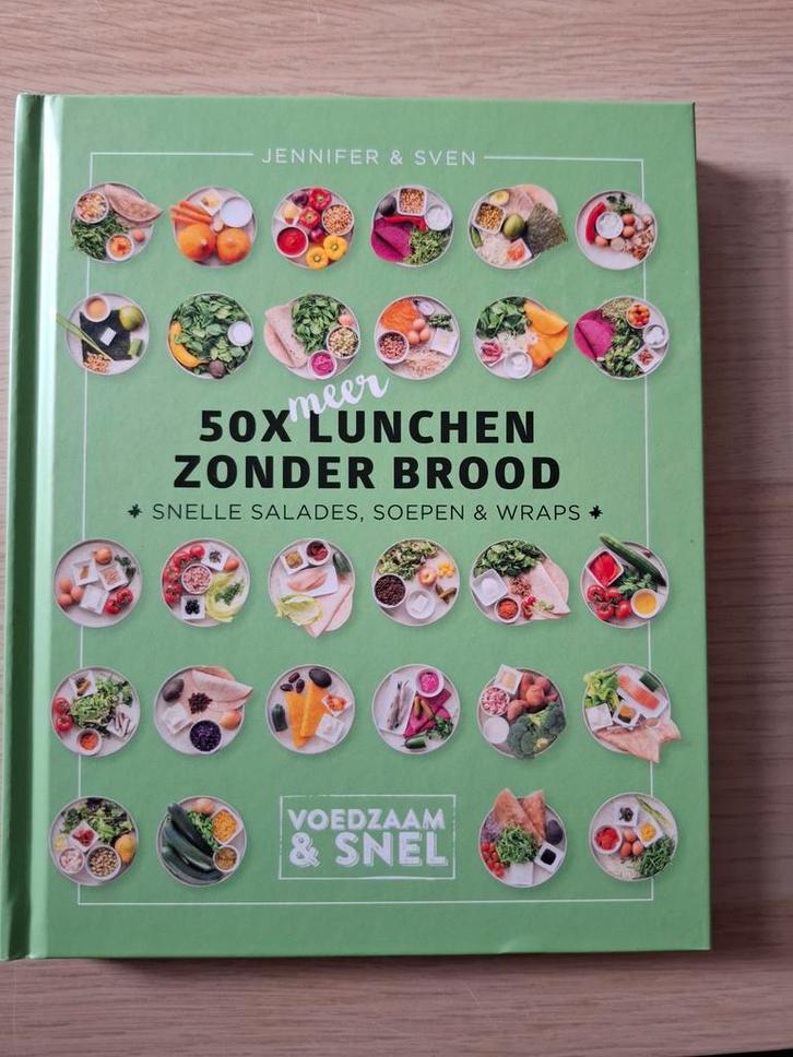 50x Lunchen zonder brood - Jennifer & Sven, Boeken, Kookboeken, Zo goed als nieuw, Voorgerechten en Soepen, Hoofdgerechten, Overige gebieden
