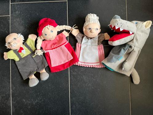 Èchte Haba handpoppen!! Roodkapje verhaal., Kinderen en Baby's, Speelgoed | Overig, Zo goed als nieuw, Jongen of Meisje, Ophalen of Verzenden