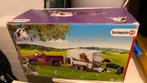 Schleich pick up paardentrailer 42346, Kinderen en Baby's, Ophalen, Zo goed als nieuw, Jongen of Meisje