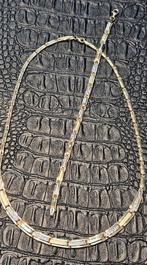 Prachtige set 14k gouden ketting met armband, Ophalen of Verzenden, Nieuw, Goud, Goud