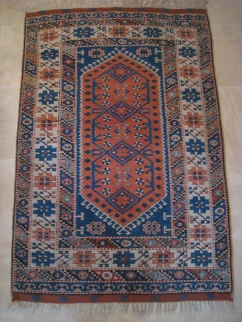 Perzische tapijt, authentiek handgeknoopt,163x105cm., Antiek en Kunst, Antiek | Kleden en Textiel, Ophalen of Verzenden